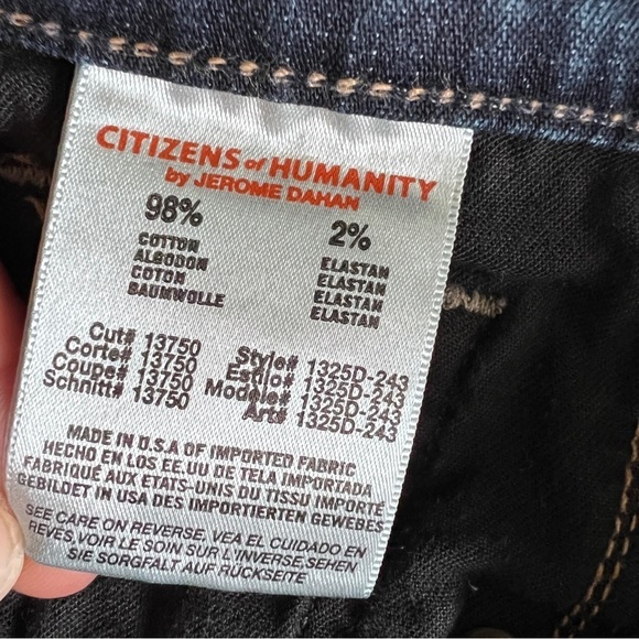 Citizens of Humanity jeans Blue Dita Petite Bootcut size 30 - Picture 8 of 16